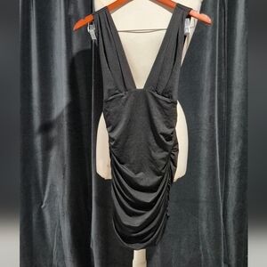 Chic Black Backless Dress